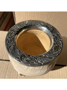   Rey Camionero Alpaca Cincelado Cuero Crudo [Nyersbőr - Újezüst]